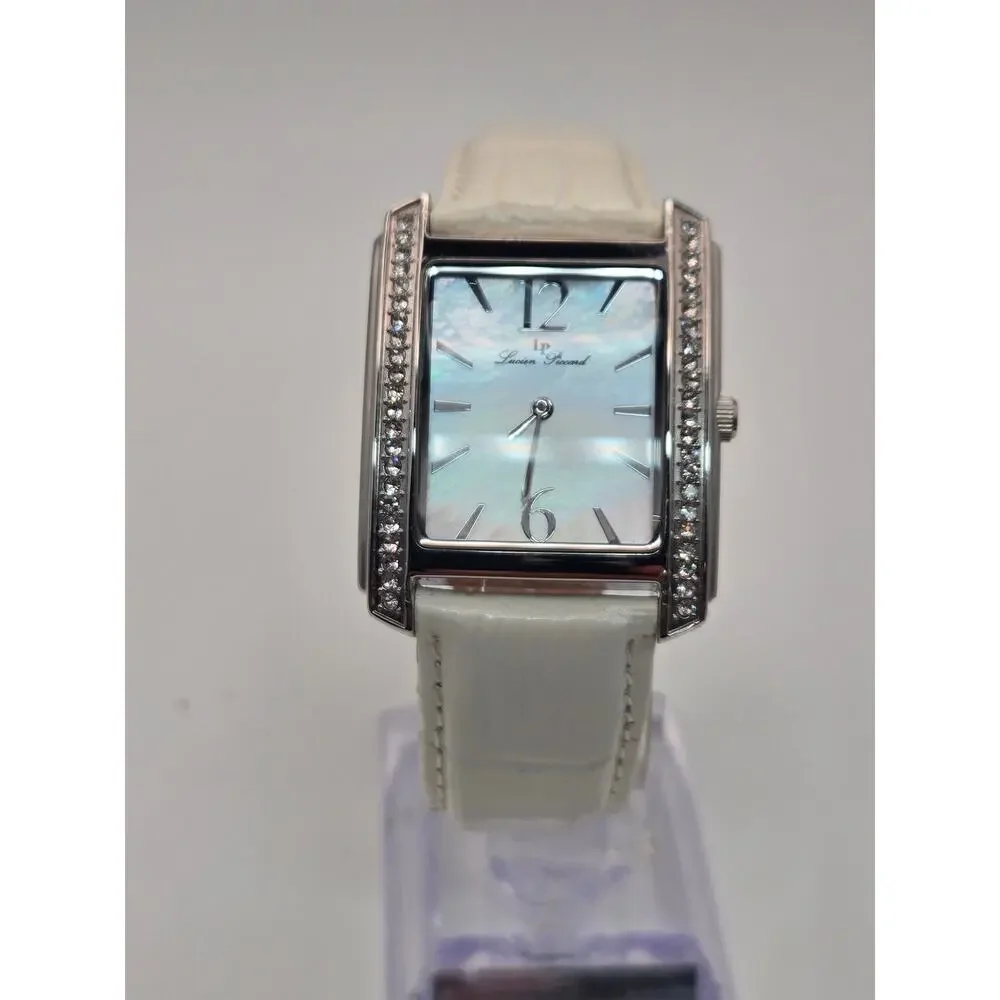 Lucien Piccard Lady's Coca White Dial Crystal Watch